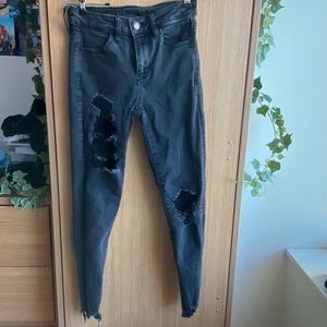 Black Ripped Skinny Jeans